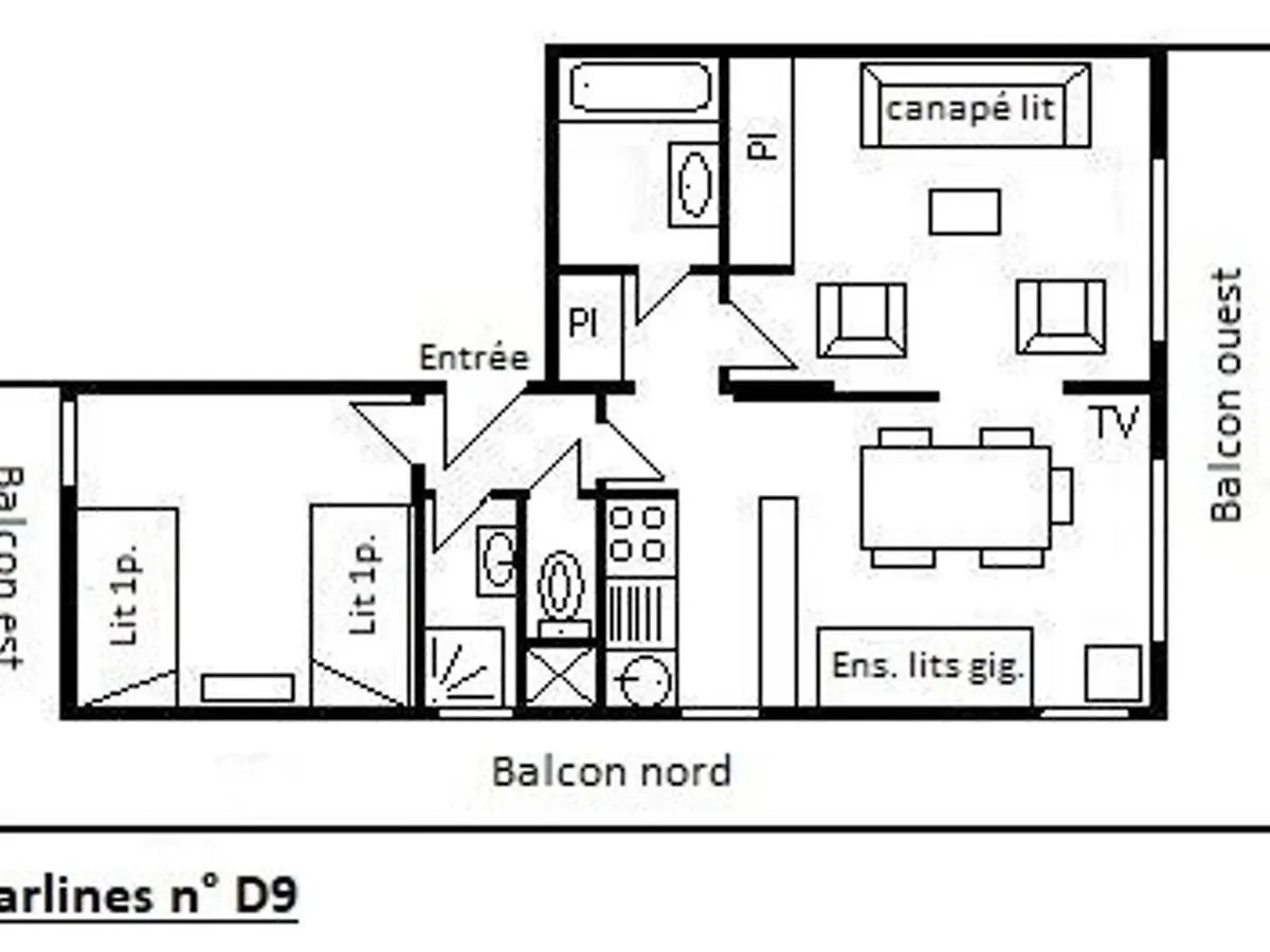 Apartment Charmant Appartement 2 Pieces 6 Personnes, Proche Pistes Et Commerces - Fr-1-180-349 Meribel